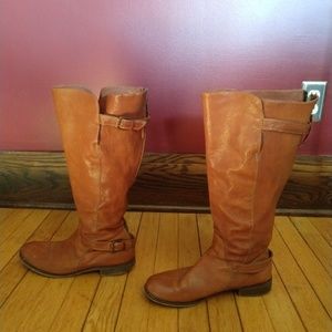 J Crew Emmett Extended Calf Boot Brown